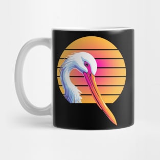 cool stork aesthetic Bird Lovers enthusiast hiking Mug